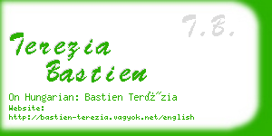 terezia bastien business card